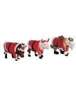 Cow Parade 3-Pack Christmas Art Pack 