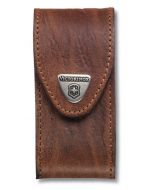 Victorinox Etui en cuir brun 91/93 mm 5-8 épaisseurs