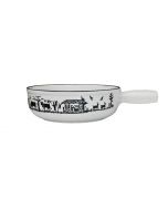 Heidi Cheese Line :  Cheese Fondue Pot Alpes White