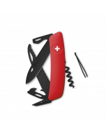 SWIZA Couteau de Poche ALLBLACK Edition D05 Rouge