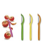 Victorinox Éplucheur pour Tomates et Kiwis à Bord Dentelé, Double Tranchant  & Éplucheur Universel à Lame Pendulaire, Bord Dentelé, Double Tranchant