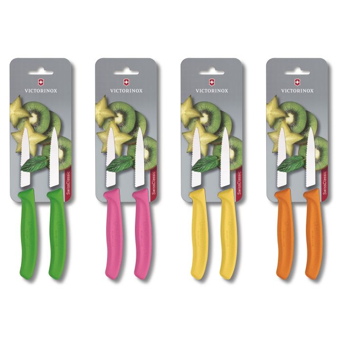 Victorinox paring knife green-pink-yellow-orange 6.7636.L114