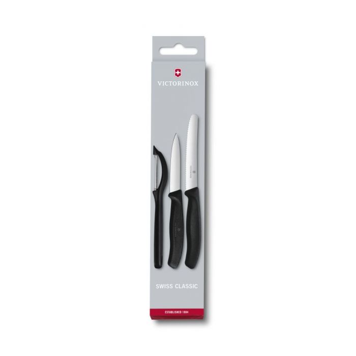 Victorinox Paring Knife Serrated Edge Black, Cutlery