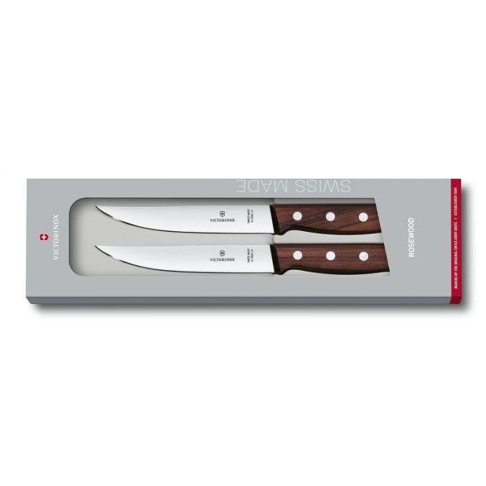Victorinox rosewood shop steak knife set