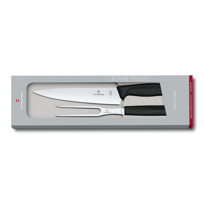 Victorinox Swiss Classic Carving Set 2 pieces Black