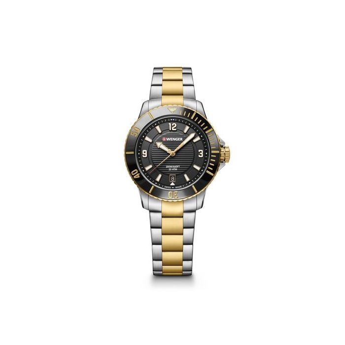 Wenger Watches Seaforce Small Black Silver Gold