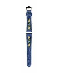 B-Watch Bracelet Edelweiss bleu 12 mm