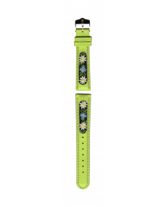 B-Watch Bracelet Edelweiss vert 12 mm