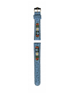 B-Watch Bracelet Edelweiss bleu clair 14 mm