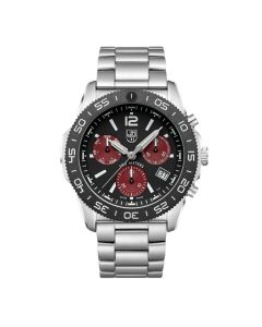 LUMINOX Pacific Diver Chronograph 3140 Series Burgundy & Silver