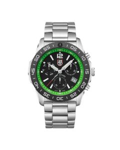 LUMINOX Pacific Diver Chronograph 3140 Series Green & Silver