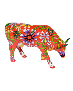 Cow Parade Flower Lover Cow