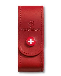 Victorinox Etui en cuir rouge91/93 mm 2-4 épaisseurs