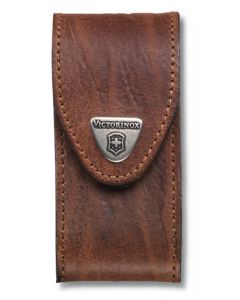 Victorinox Etui en cuir brun 91/93 mm 5-8 épaisseurs