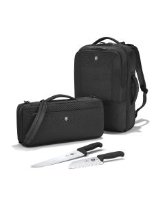 Victorinox set porte-couteaux et sac à dos de chef 17 pièces