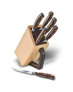 Victorinox Beechwood Knife Block 7 pieces
