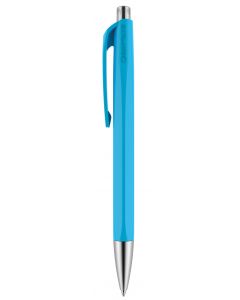 Caran d'Ache 888 Infinite® Turquoise Blue Ballpoint pen Set of 4 pieces