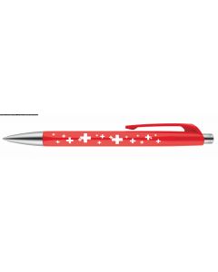 Caran d'Ache Totally Swiss Flag Ballpoint pen Set of 2 pieces