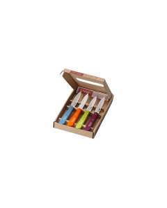 Opinel Box set of 4 Paring knives vertigo colours