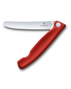 Victorinox folding paring knife 11cm red