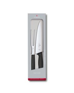 Victorinox Swiss Classic Carving Set, 2 pieces Black