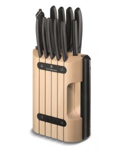 Victorinox bloc porte-couteaux en bois 11 pièces