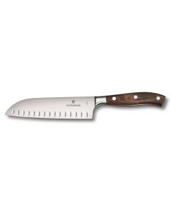 Victorinox Grand Maître pitted santoku knife 17 cm "Rosewood"
