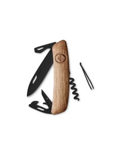 SWIZA Swiss Knives D03 Allblack Edition Wood Walnut