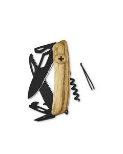 SWIZA Swiss Knifes SH05 TR Allblack Edition Wood Oak