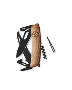 SWIZA Swiss Knifes SH05 TR Allblack Edition Wood Walnut