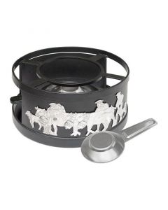 Appenzell silver réchaud