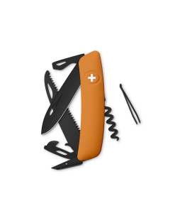 SWIZA Couteau de Poche ALLBLACK Edition D05 Orange