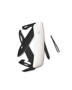 SWIZA Couteau de Poche ALLBLACK Edition D06 Blanc