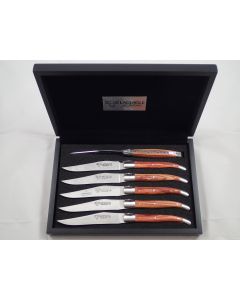 en Aubrac set 6 couteaux Bois de rose