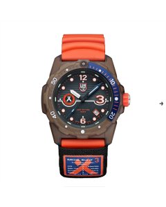 LUMINOX Bear Grylls Survival 3720 Eco Sea Series Brown/Blue  & Orange