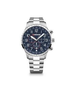 Wenger Attitude Chrono Blue & Silver